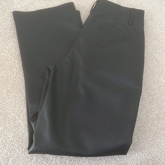 Brand New Aritzia Ascendant Pants - Black Leather (faux) - Picture 7 of 7
